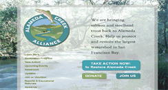 Desktop Screenshot of alamedacreek.org